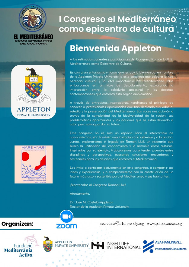 CARTA BIENVENIDA APPLETON