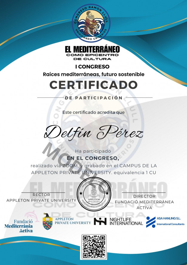 Certificado participación