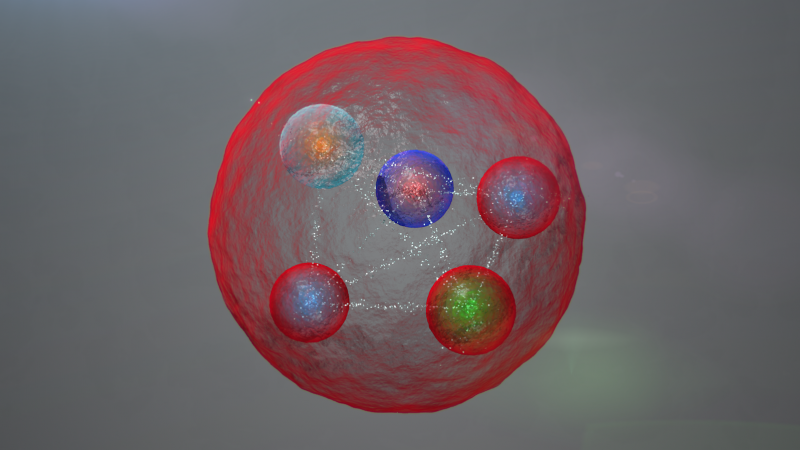 Un experimento del LHC descubre nuevas particulas formadas por cinco quarks