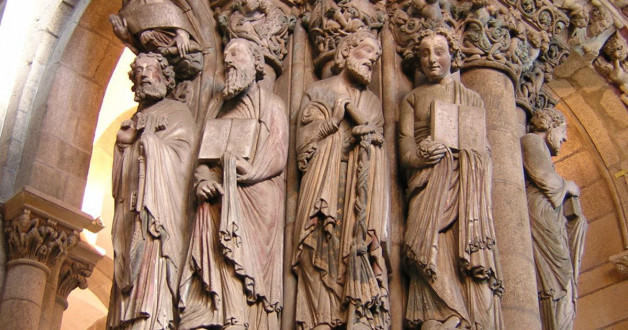 Apostoles del portico de la gloria