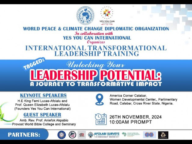 FULL VIDEO - WPCCDO & YYCI Transforming Leadership Conference at Calabar, Cross Rivers State, nig.