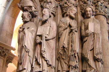 Apostoles del portico de la gloria