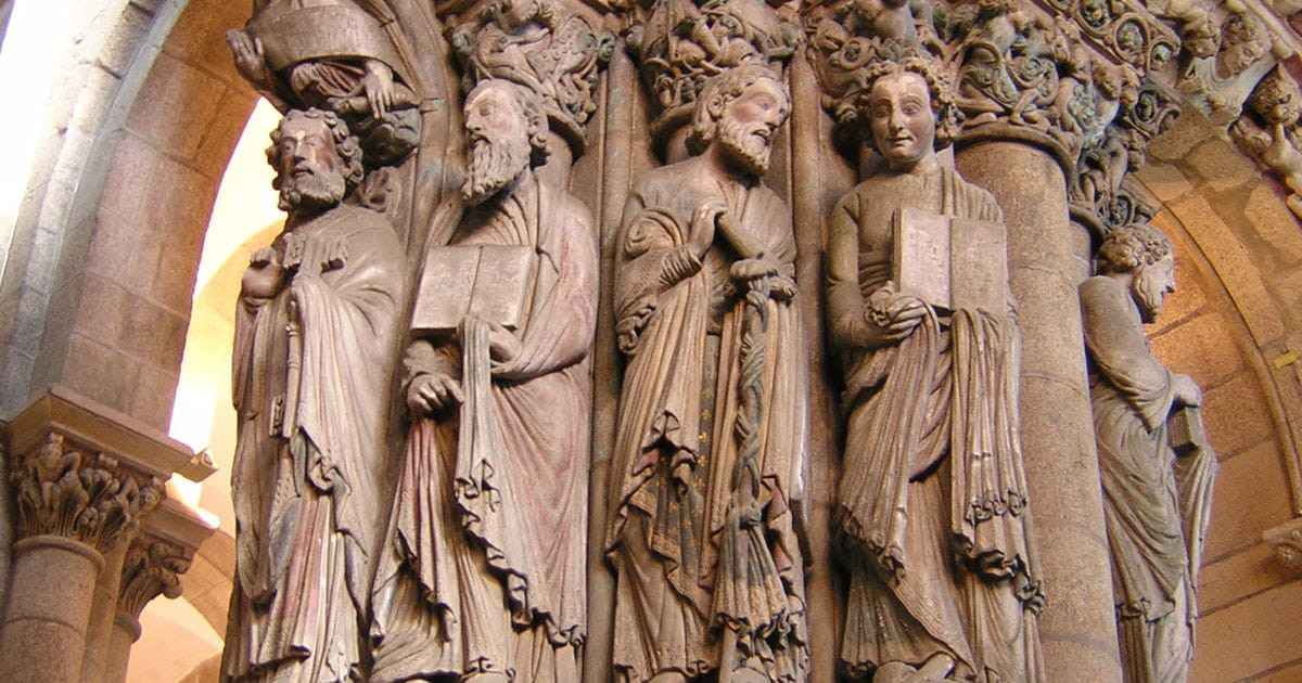 Apostoles del portico de la gloria